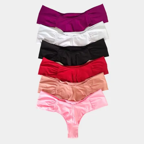 comprar Kit 20 Calcinhas Fio Dental Duplo Laterais Largas Conforto