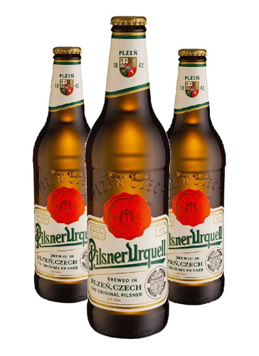 3x Cerveja Tcheca Pilsner Urquell 500ml