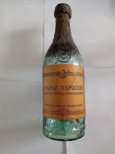 Botella Antigua De Coñac Napoleón De 1802