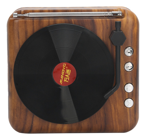 Altavoz Subwoofer, Mini Reproductor De Discos De Vinilo Retr