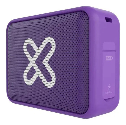 Parlante Klip Xtreme Nitro Kbs-025 Bluetooth De 6 Rms Morado