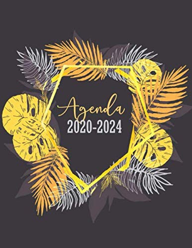 Agenda 2020-2024: A4 Calendario 54 Meses | Planificador Sema
