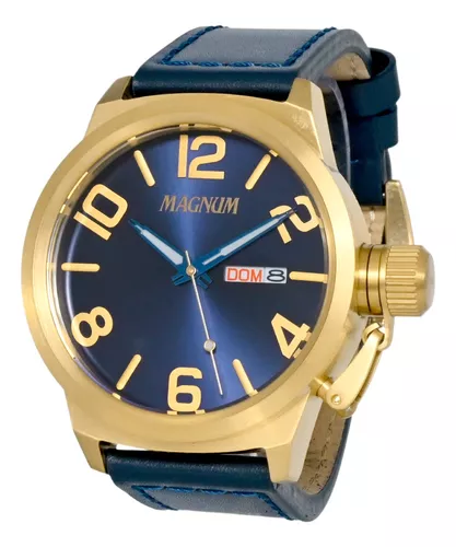 Relógio Magnum Masculino Analógico Militar Esportivo Pulseira de