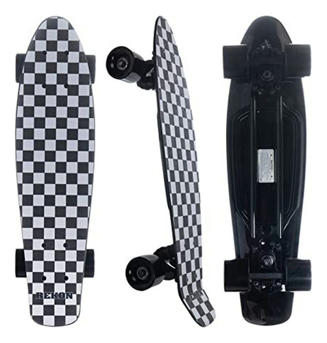 Rekon Mini Patineta Cruiser Completa De Plástico De 22