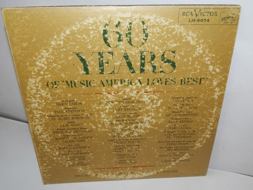 60 Años Rca Lp Vinyl  Baladas Romanticas  Lo Mejor Dist0