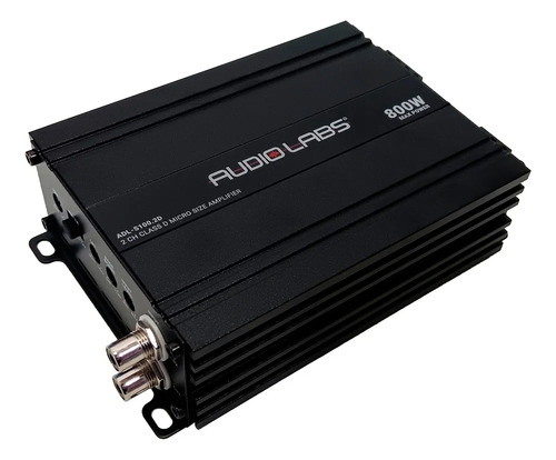 Mini Amplificador 2 Canales Audio Labs Adl-s100.2 800w Negro