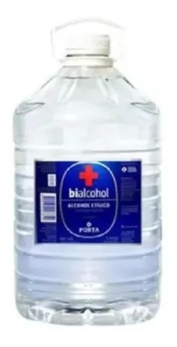 Alcohol Etilico 96% Bidon 5 Litros Bialcohol Porta X3