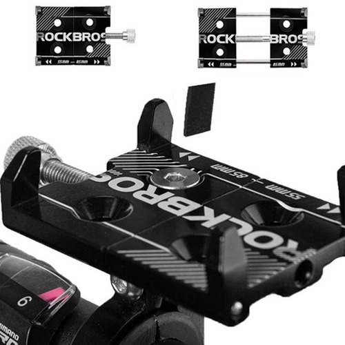 Imagem 2 de 4 de Suporte De Celular Rockbros Bike Guidão Alumínio Universal
