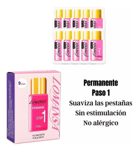 Permanente De Pestañas Lomansa Paso 1