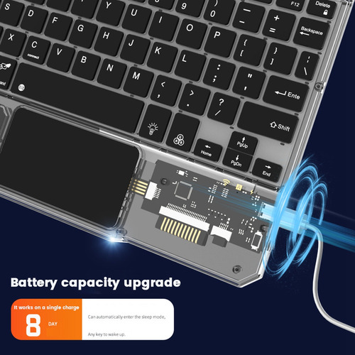 Teclado Inalámbrico N4luminous Teclado Táctil Recargable