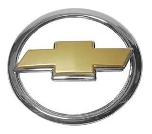 Emblema Insignia Logo Chevrolet Valija Vectra Moño Dorado