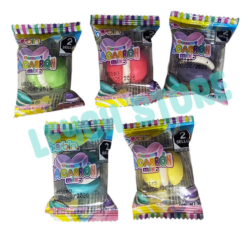 Hubin Gomitas Macarrones Gummy Jelly 50 Pzas