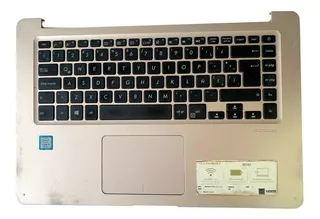 Carcasa Reposa Manos Teclado Portátil Asus S510u S510