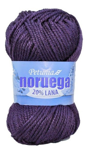 Imagen 1 de 1 de Lana Antialergica 20%lana, Lanas Noruega Petunia