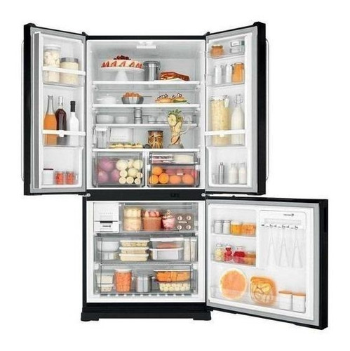 Geladeira frost free Brastemp BRO80A preta 540.6L 220V