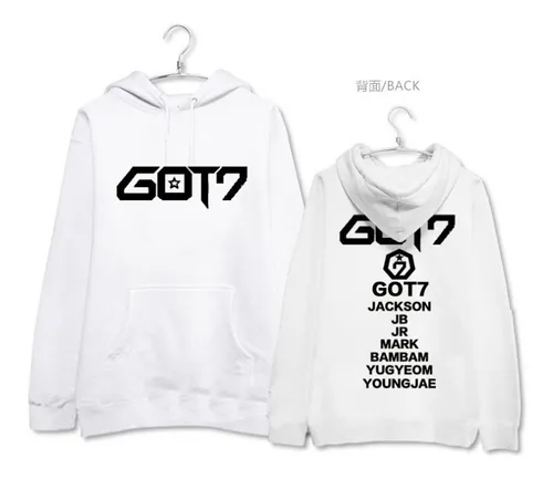 Blusa Moletom Feminino Got7 Kpop Got 7 Canguru Moleton Top33