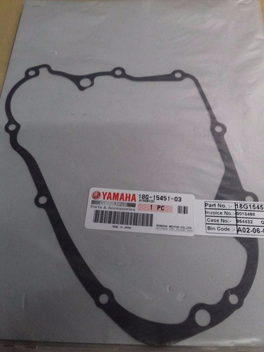 Junta De Tapa De Embrague De Yamaha Dt125 Orig Stinger Motos