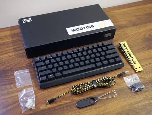 (中古)Wooting 60HE Teclado Gamer Wooting 60he+ Preto Novo Importado | Frete grátis