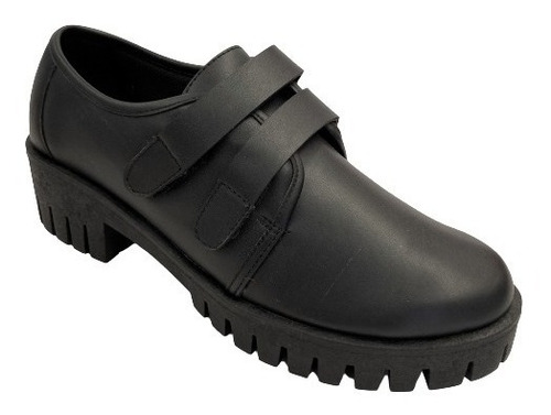 Imagen 1 de 10 de Zapato Casual Dama Felipe Rentería Moda Escolar Velcro Doble