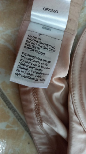 Brasier Calvin Klein Original Talla 38b Color Nude