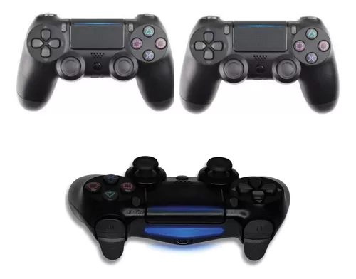 Controle sem fio para playstation 2, joystick dupla vibração, choque, usb,  pc, controle de jogos