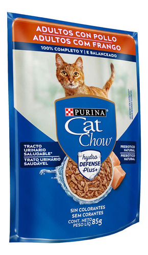 Ração Úmida Cat Chow Castrados Peixe Ao Molho Sachê 85g