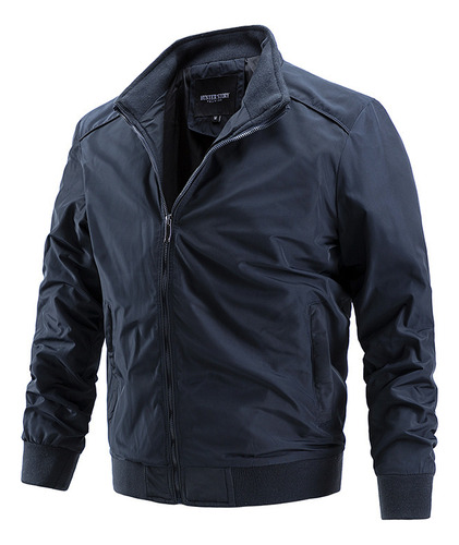 Chaqueta Delgada Masculino Talla Extra Primavera Y Otoño