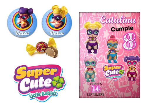 Kit Imprimible Super Cute Little Babies Candy Bar Cumpleaños