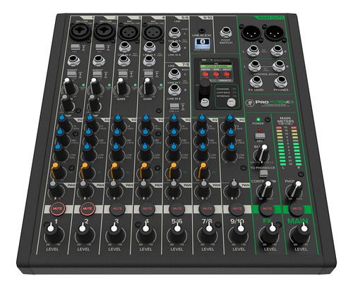 Mackie Profx10v3+ Mezcladora De 10 Canales Con Usb Y