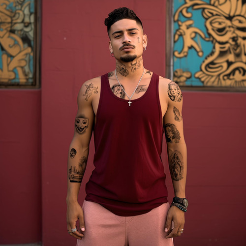 Los Vatos Chicano Bundle - 8 Hojas De Tatuajes Temporales Ch