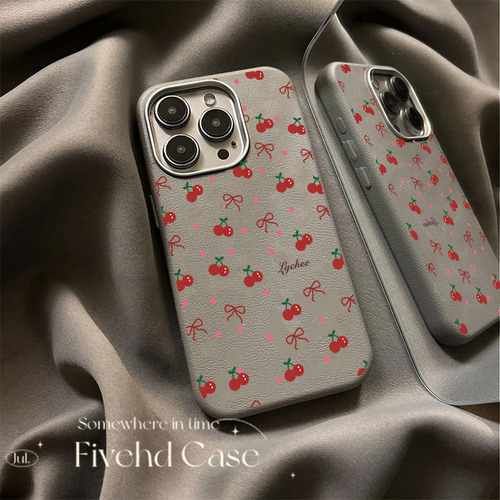 Carcasa De Dibujos Animados Con Lunares En Cerezo Para Redmi A3 14c 13c 12c 9t