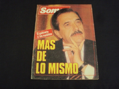 Revista Somos # 573 (setiembre De 1987) Tapa Alfonsin