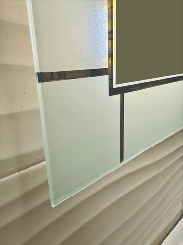 Espejo Con Luz Led Touch Dimer 3 Tonos De Luz 180x90cm M220 Marco Esmerilado