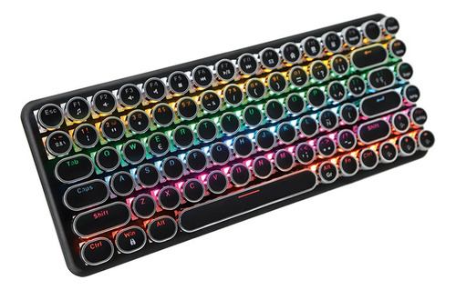 Teclado Mecánico Rgb Noga Nkb-9107 Rainbow Qwerty Switch Brown