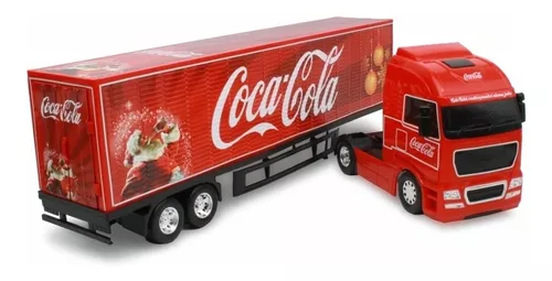 Caminhão Baú em Miniatura Coca Cola Caravana Natal