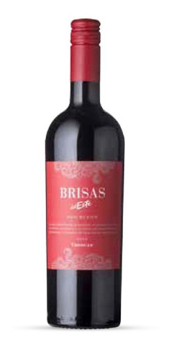 Botella De Vino Brisas Del Este Red Blend Universo Binario