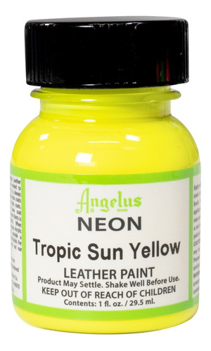Pintura Acrílica Angelus 1 Oz Color Tropic Sun Yellow