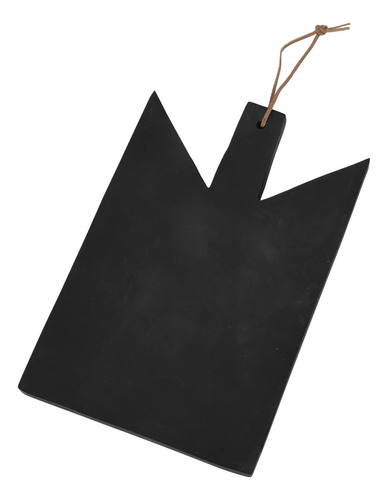Main + Mesa Tabla Cortar Madera Geometrica Corbata Cuero
