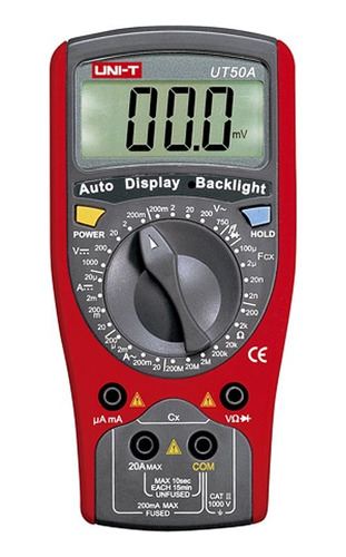 Uni-t Tester Multímetro Digital Ut50a