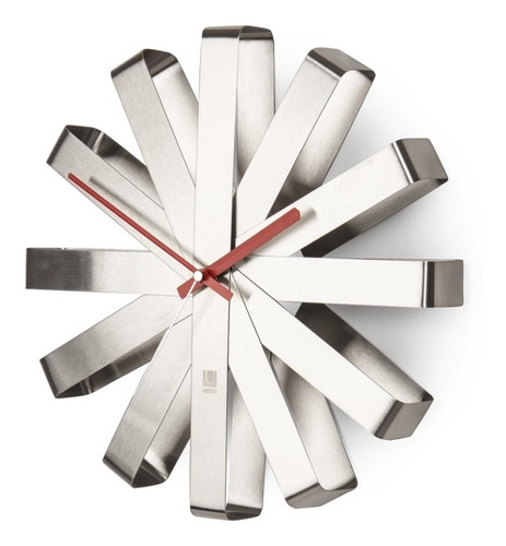 Relógio Parede Ribbon Decor - Design Importado - Umbra 