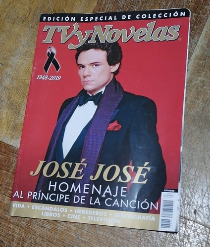 Jose Jose Revista Tv Y Novelas Especial (Usado)