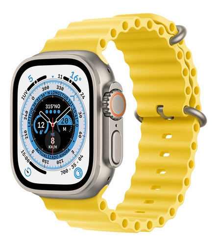 Apple Watch Ultra 49mm Titanium Yellow Ocean Mnh93ll/a _ap