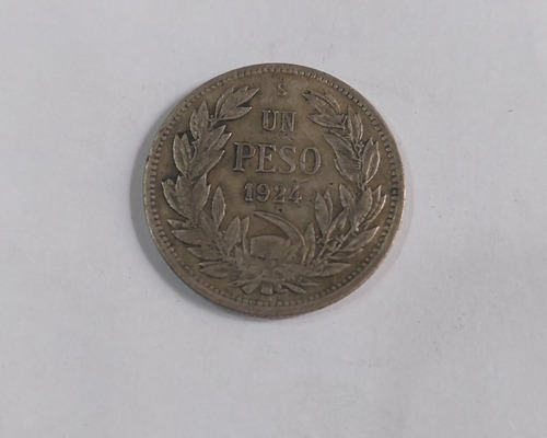 Moneda De Un Peso Año 1924