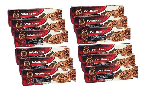 Caja De Galletas Chocolate Walkers Belgian Chocolate 12 Pack