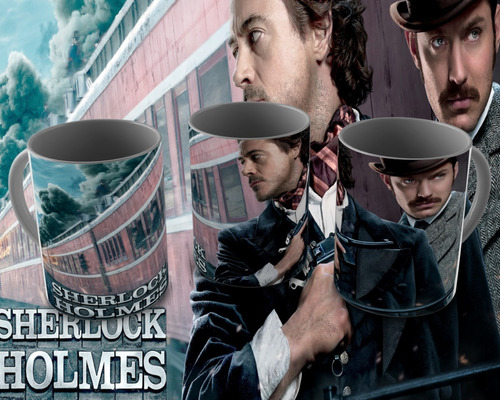 Caneca Sherlock Holmes: O Jogo De Sombras (2011): Modelo 01