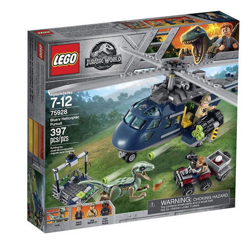 Todobloques Lego 75928 Jurasic World Persecución Helicóptero