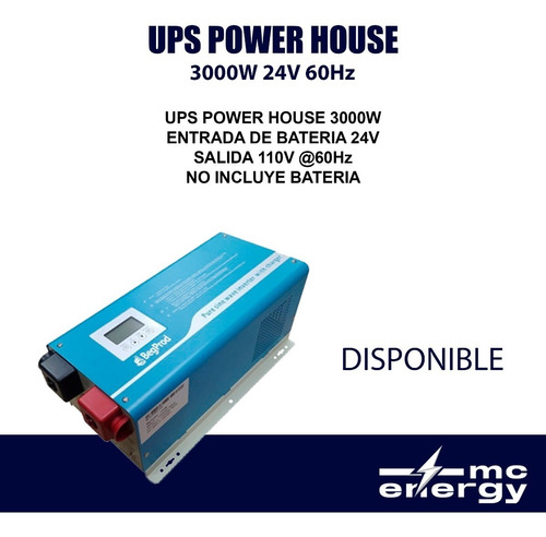 Ups Power House 3000w 24v 60hz