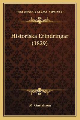 Libro Historiska Erindringar (1829) - M Gustafsson