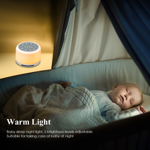 Máquina De Sonido White Noise Mood Light Music Para Dormir