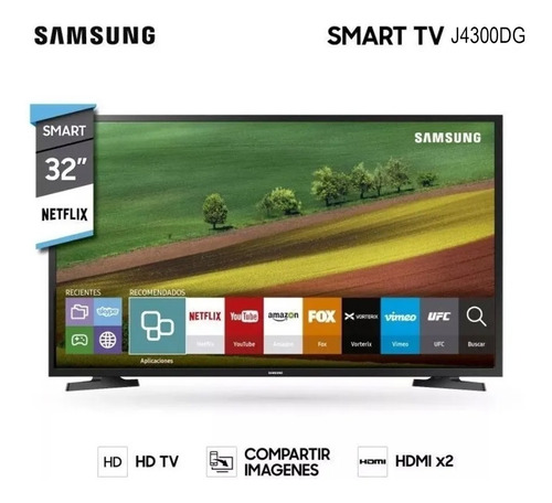 Imagen 2 de 5 de Smart Tv Led Samsung 32 Netflix Wi Fi + Soporte